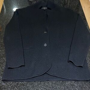 J. Crew Black Sweater Blazer